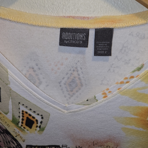 Chico's additions sz. Large novelty tshirt - Picture 5 of 5